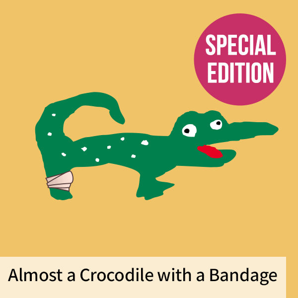 Almost a Crocodile with a Bandage