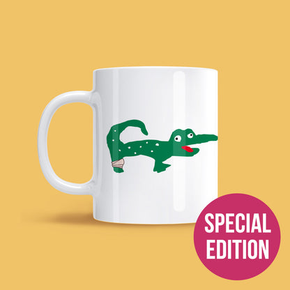 Almost a Crocodile with a Bandage Mug