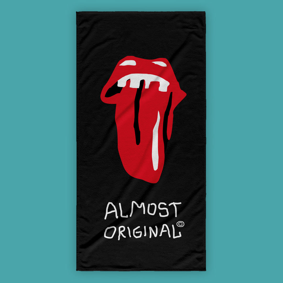 Almost a Tongue Beach Towel